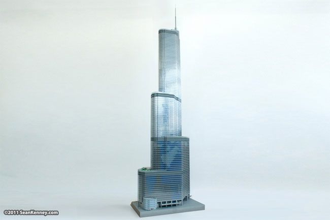 Replika Trump Tower Chicago (Fot. SeanKenney.com)