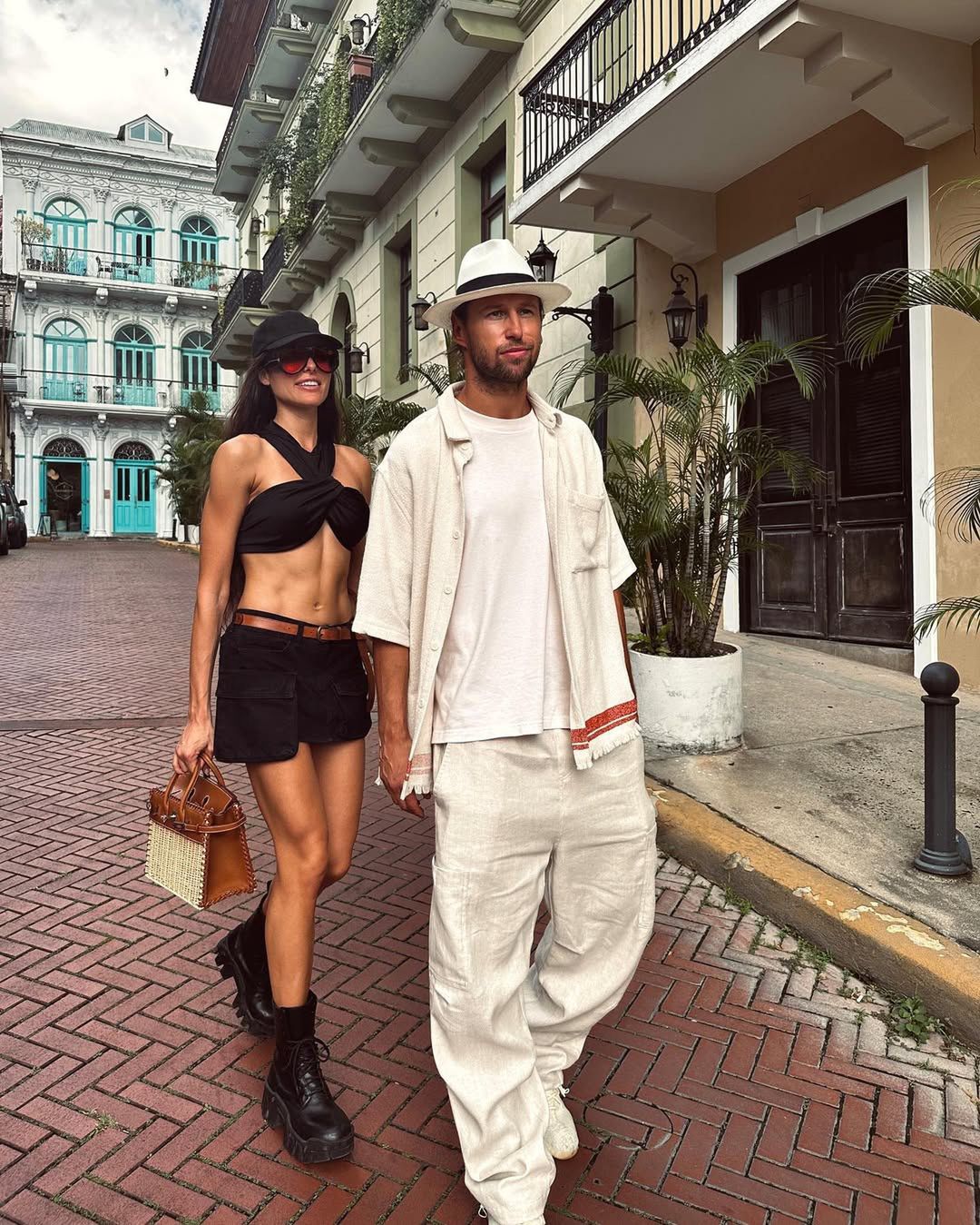 Celia Jaunat i Grzegorz Krychowiak
