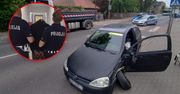 Szaleńczy rajd na Śląsku. Jechał pod prąd i po chodniku. Jest nagranie
