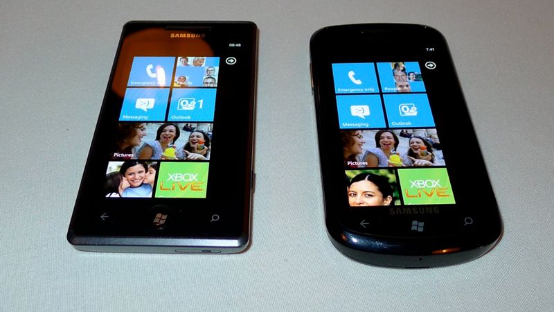 Samsung Focus z WP7 na żywo 1