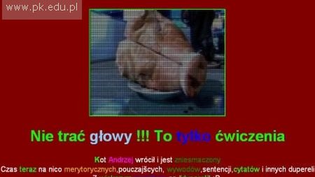 Atak hackera na stronę Politechniki Krakowskiej 1