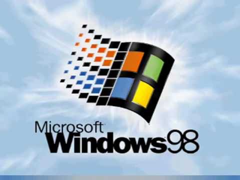 Logo Windows 98 - systemu, z którym po raz pierwszy zintegrowano IE w sposób nierozerwalny.