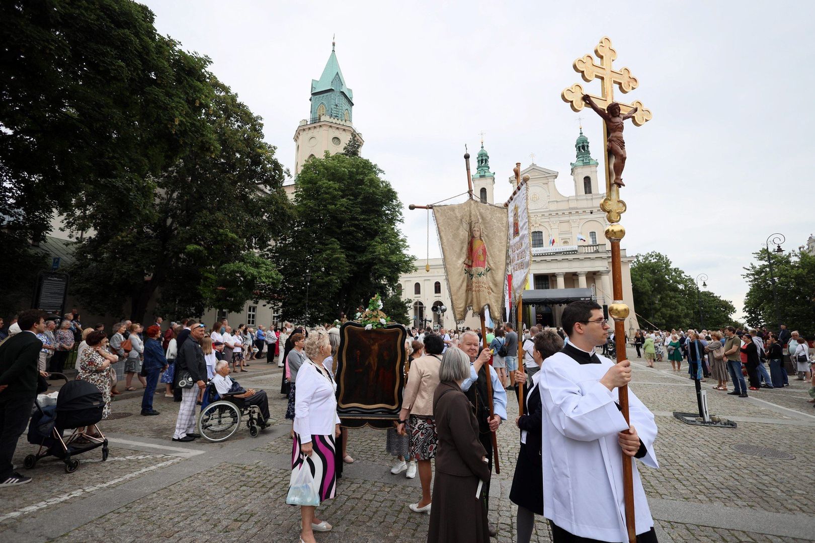 Uroczysta procesja z okazji Bożego Ciała przeszła ulicami Lublina