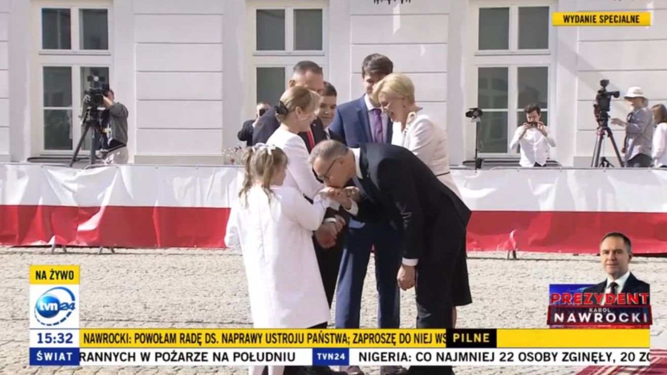 Kasia Nawrocka i Andrzej Duda