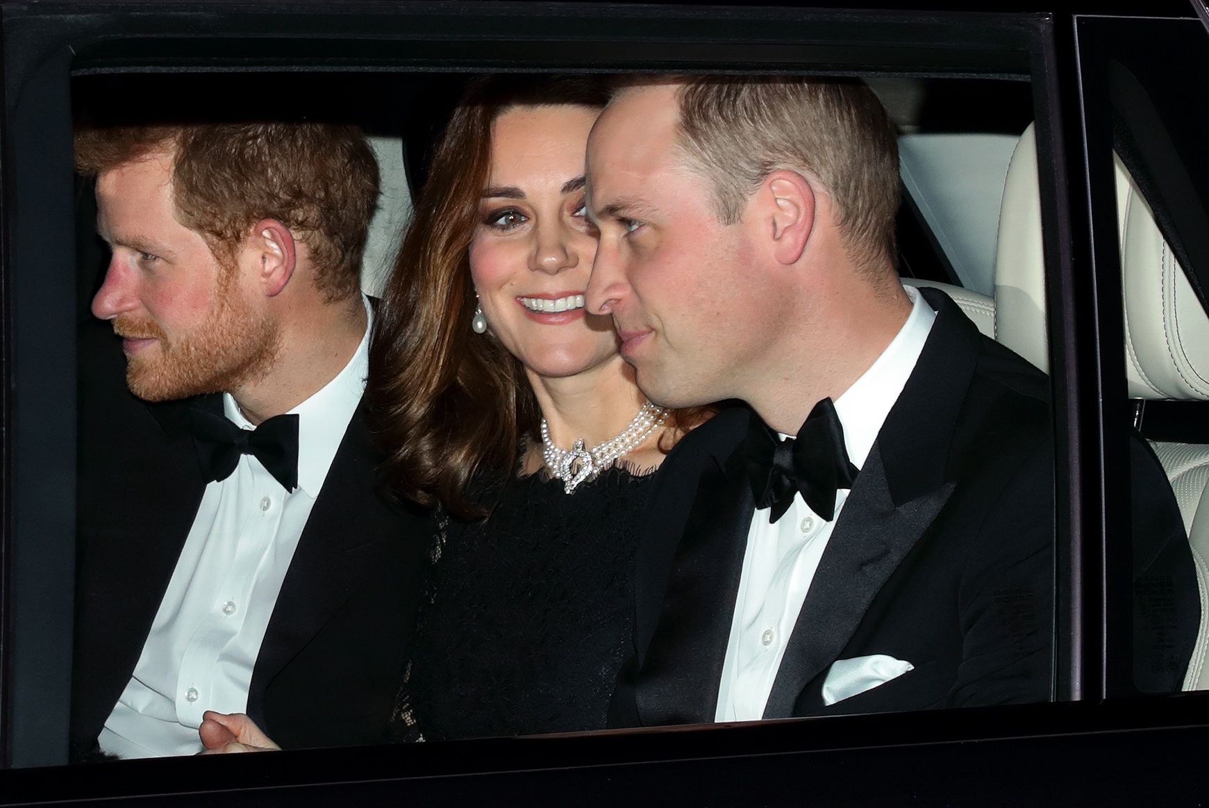 księżna Kate, książę William, książę Harry