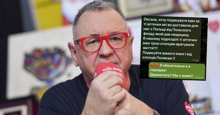 Napisał dowódca. Owsiak pokazał SMS-a z Ukrainy