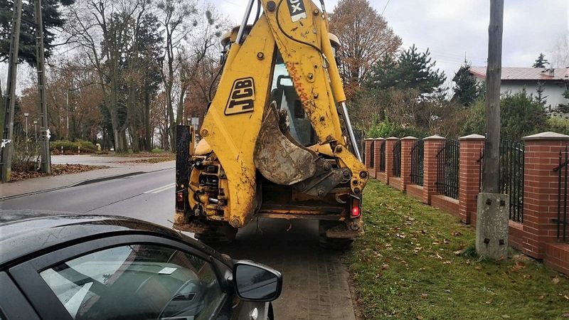 Wrocław. Koparką pod wpływem amfetaminy. 40-latek może trafić za kratki