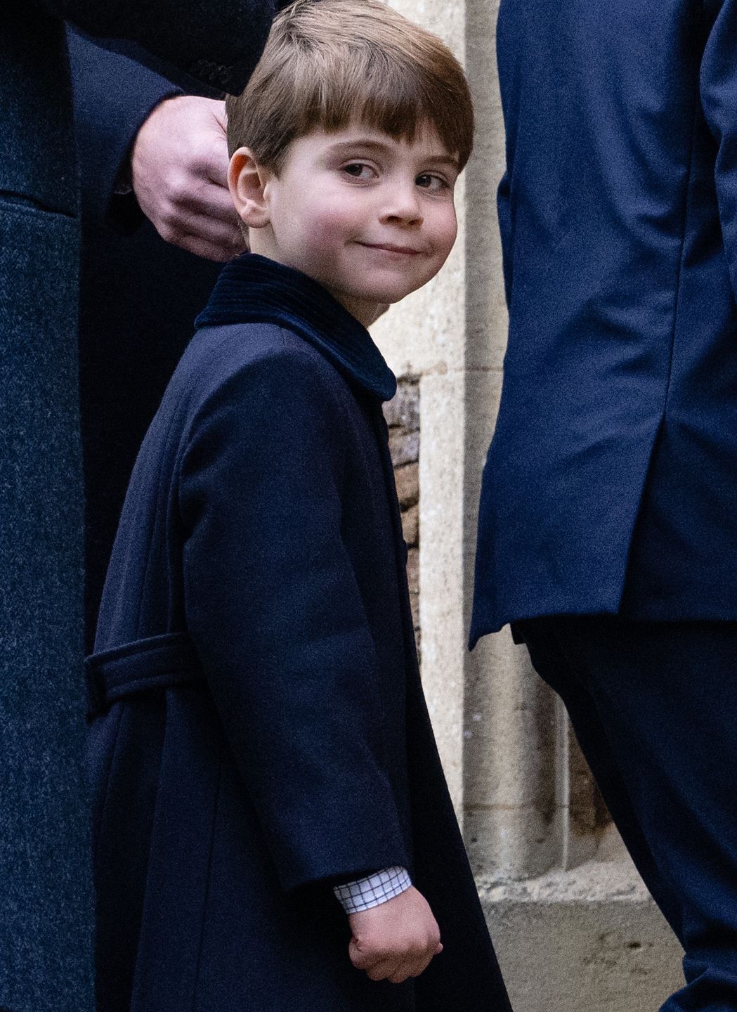 King Charles III Celebrates First Christmas As Monarch With Royal FamilySANDRINGHAM, NORFOLK - DECEMBER 25: Prince Louis attends the Christmas Day service at Sandringham Church on December 25, 2022 in Sandringham, Norfolk. King Charles III ascended to the throne on September 8, 2022, with his coronation set for May 6, 2023. (Photo by Samir Hussein/WireImage)Samir Hussein