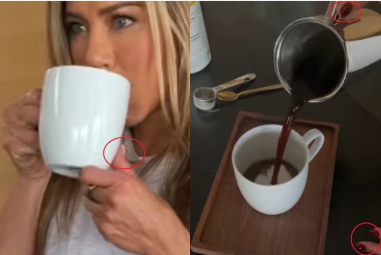 "Analiza paznokciowa" z nagrania Jennifer Aniston