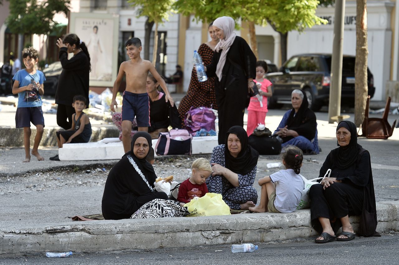 In Lebanon, tens of thousands of people were forced to evacuate.