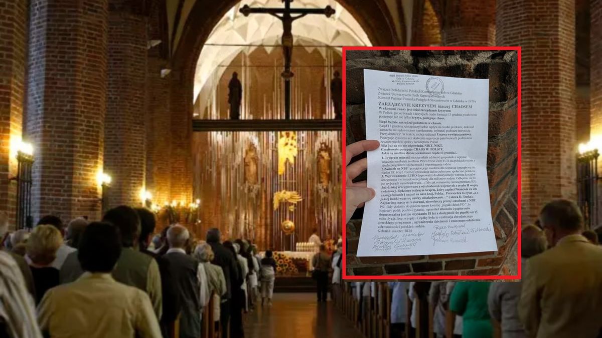 Ulotki rozdawane parafianom wywołały burzę