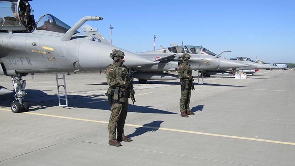 Myśliwce Rafale z Francji w Polsce
