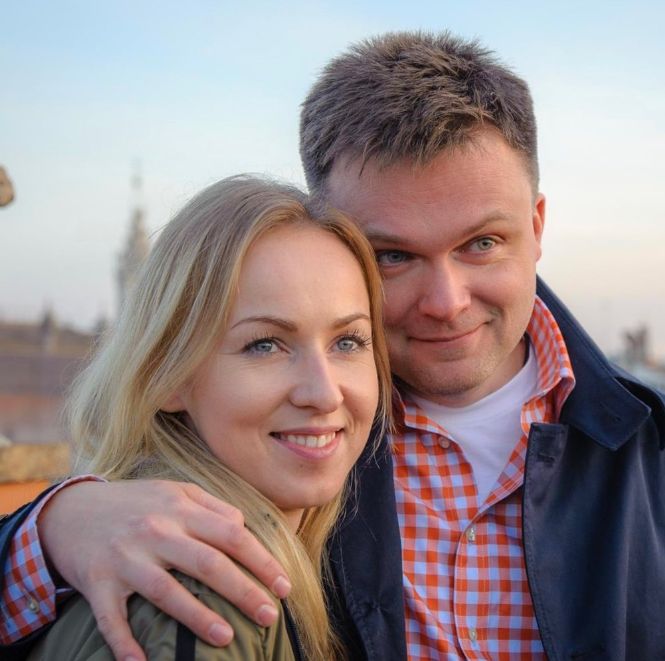 Szymon Hołownia z żoną