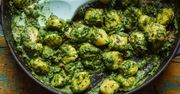 Gnocchi z pesto szpinakiem i parmezanem
