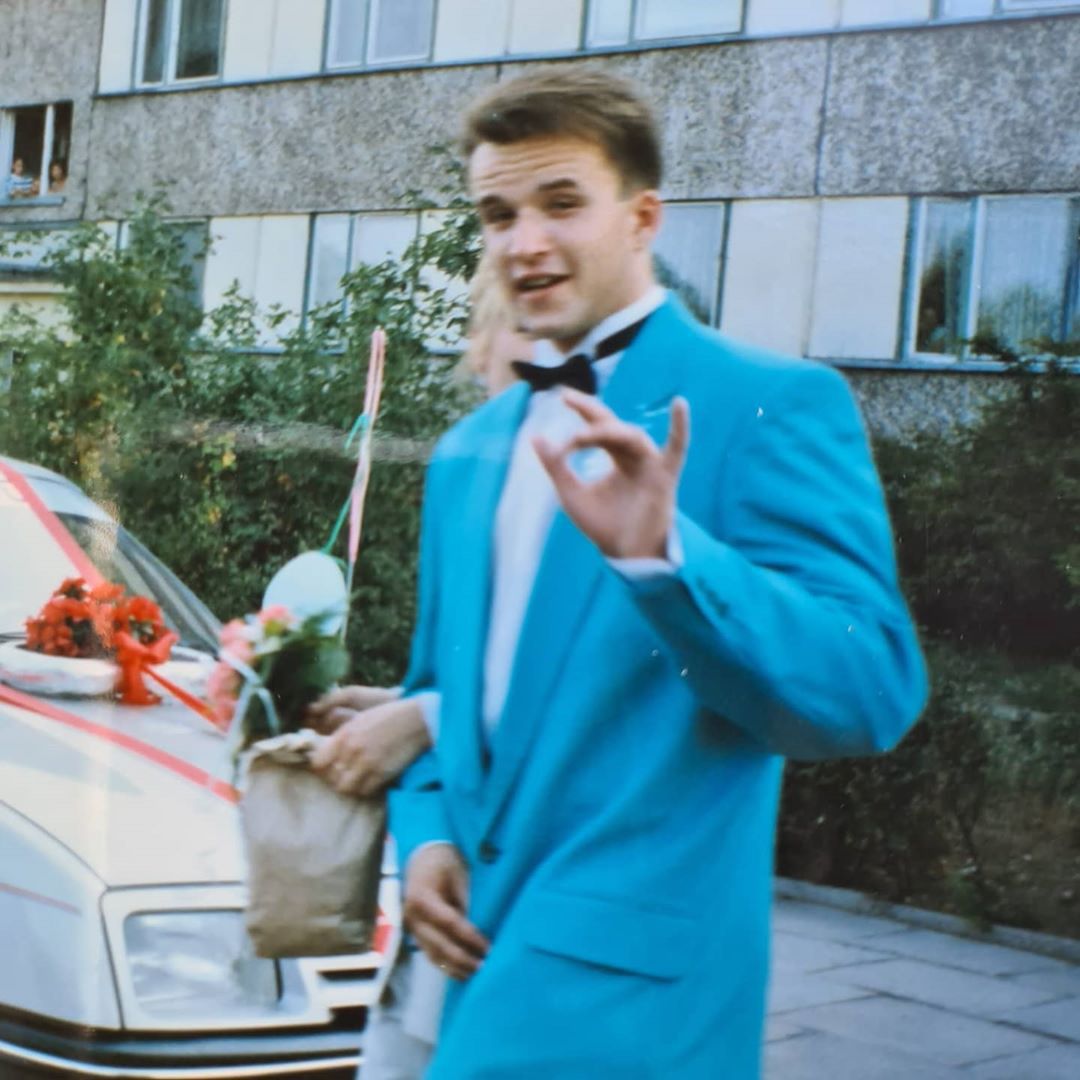 "Piękny i młody" Tomasz Oświeciński jako 21-latek