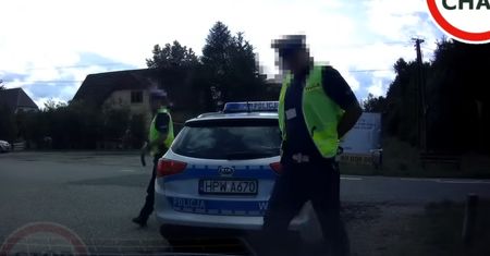 Próba wyłudzenia mandatu? Pojawiło się nagranie