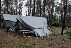 Burza w Kostkowicach. Ewakuacja obozu harcerskiego