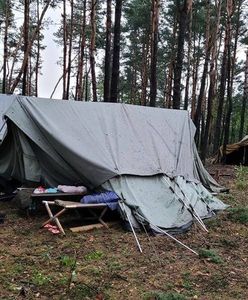 Burza w Kostkowicach. Ewakuacja obozu harcerskiego