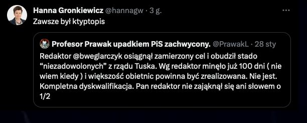 Hanna Gronkiewicz Walts zaliczyła wpadkę językową.