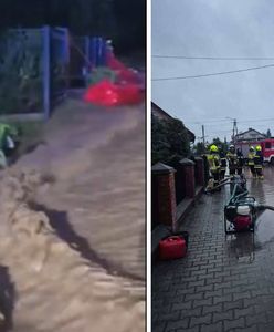 Ulewy na południu Polski. Strażacy w akcji