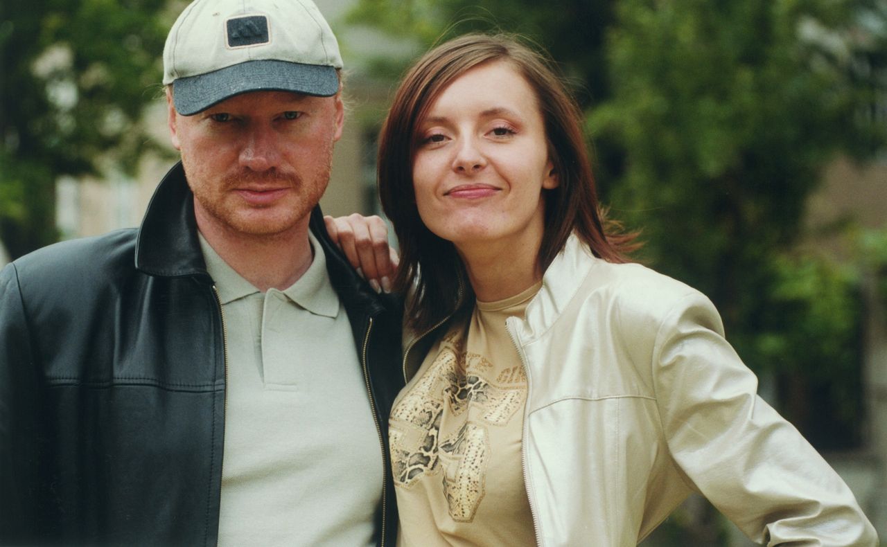 Monika Kuszyńska i Robert Janson w 2001 roku
