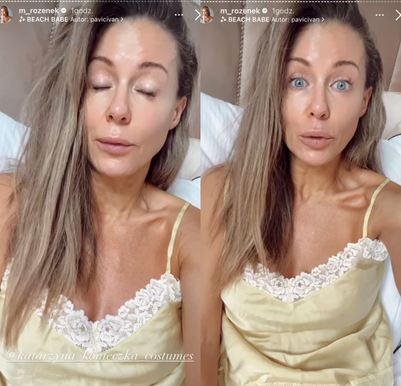 Małgorzata Rozenek zabiera głos w sprawie swojej osobliwej sukni