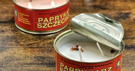 Stworzyła świeczkę o zapachu paprykarza szczecińskiego. Pachnie rybami?