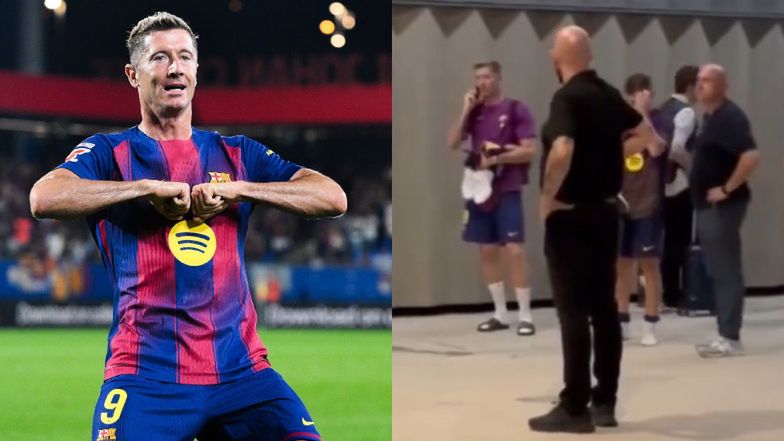 Robert Lewandowski musiał poczekać na ponowny przyjazd autokaru