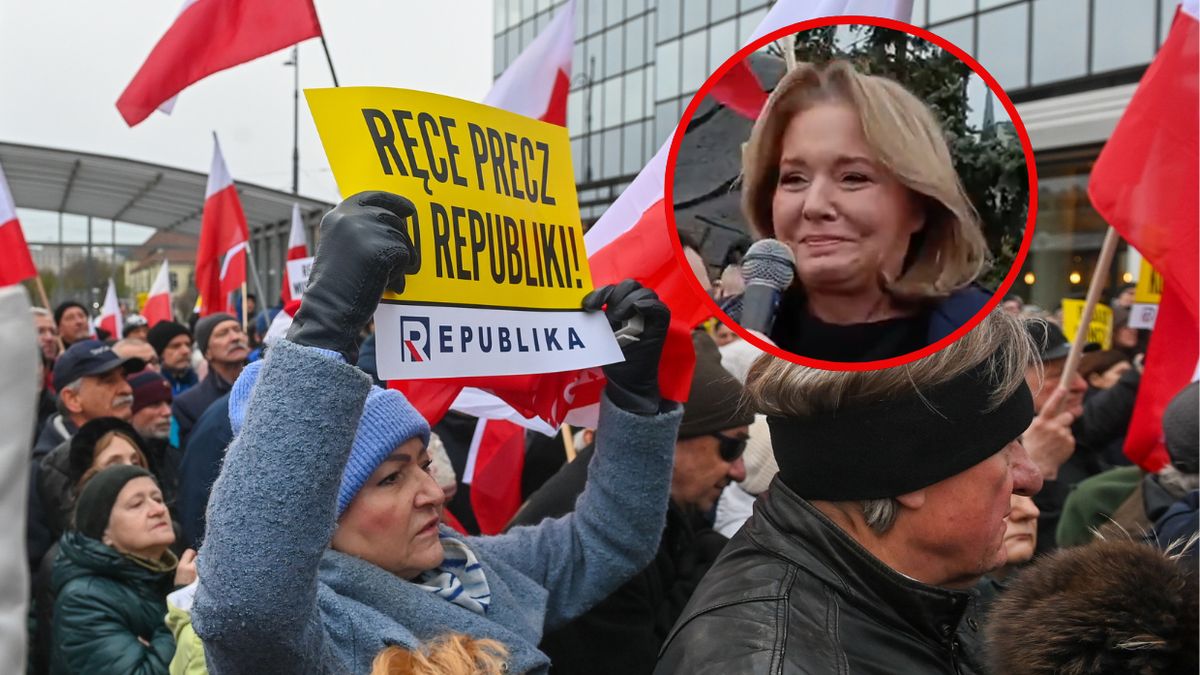 Holecka zwróciła się do manifestujących