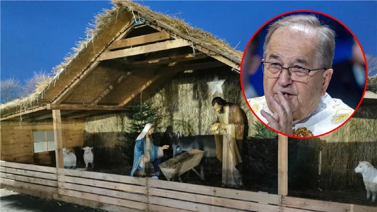 Oto szopka w tzw. miasteczku o. Rydzyka