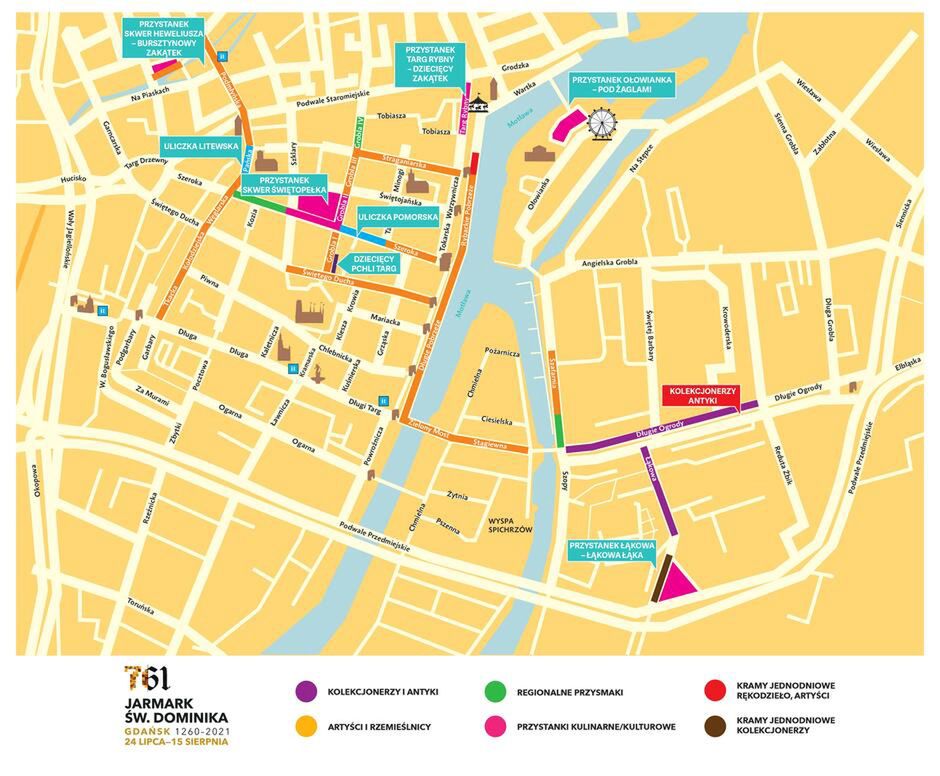 Plan tegorocznego Jarmarku Świętego Dominika