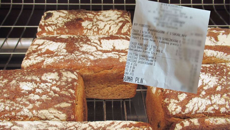 Paragon grozy z piekarni