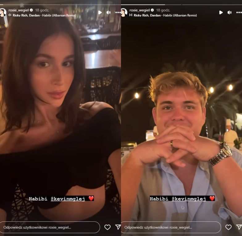Roksana Węgiel i Kevin Mglej