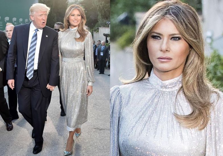 Melania i Donald na Sycylii