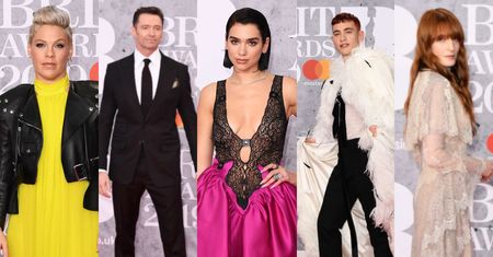 Gwiazdy na gali Brit Awards 2019: Pink, Dua Lipa, Florence Welch (ZDJĘCIA)