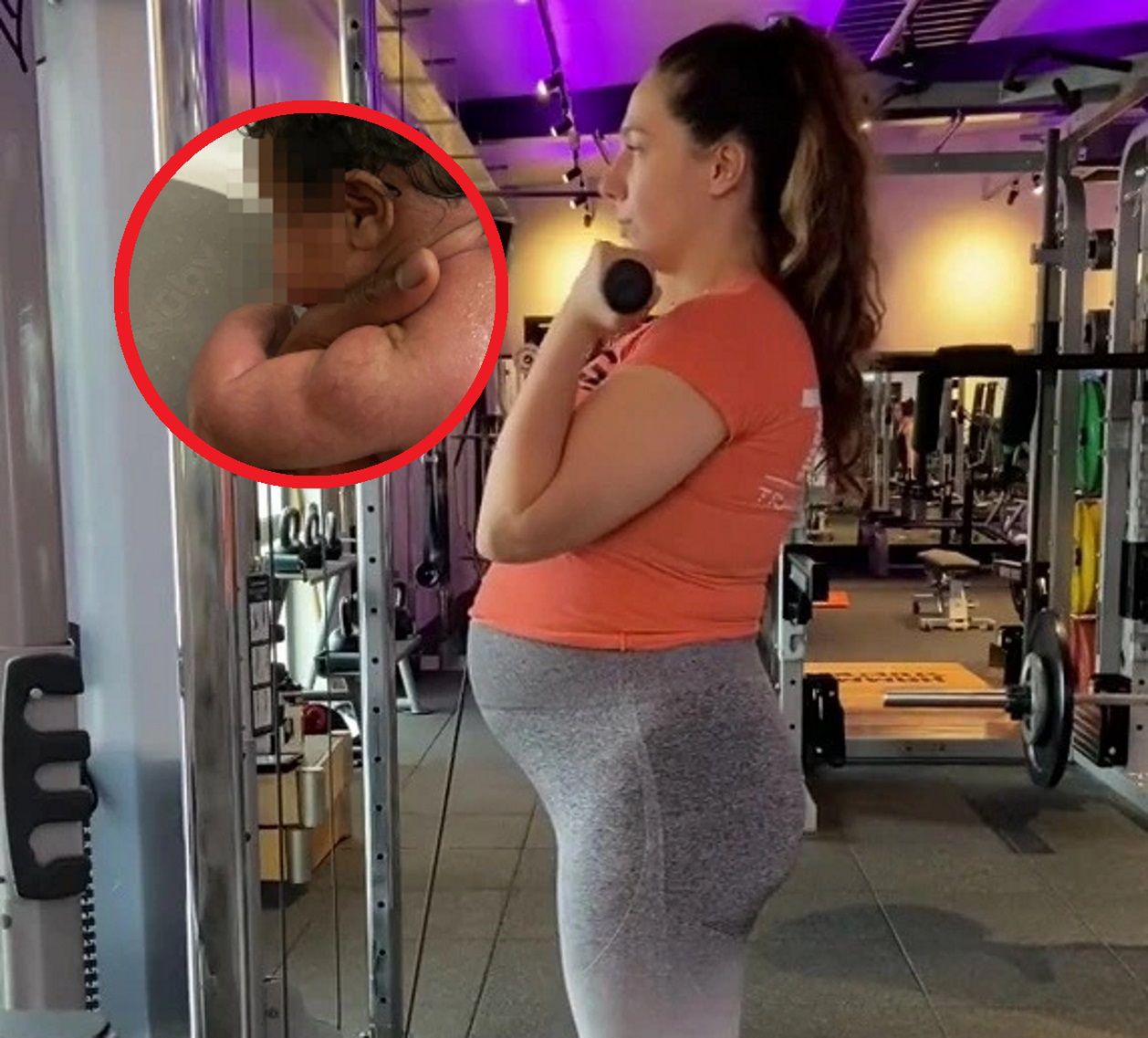 Podnosiła ciężary w ciąży. Niesamowite, jak wygląda jej dziecko