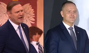 Członkowie kabaretu SPARODIOWALI Karola Nawrockiego. Tłumaczą się po krytyce widowni: "Z prezydenta wyszedł troszkę KIBIC"