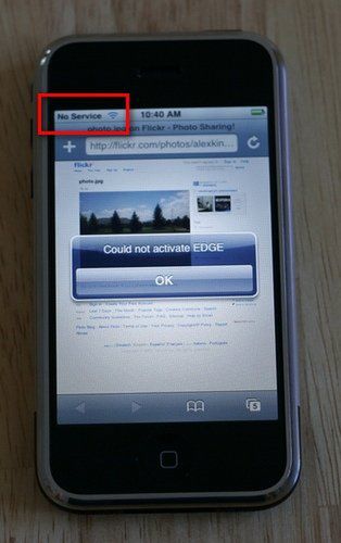 iPhone działa bez sieci AT&T 2