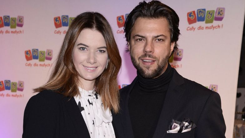 Olivier z żoną Karoliną 