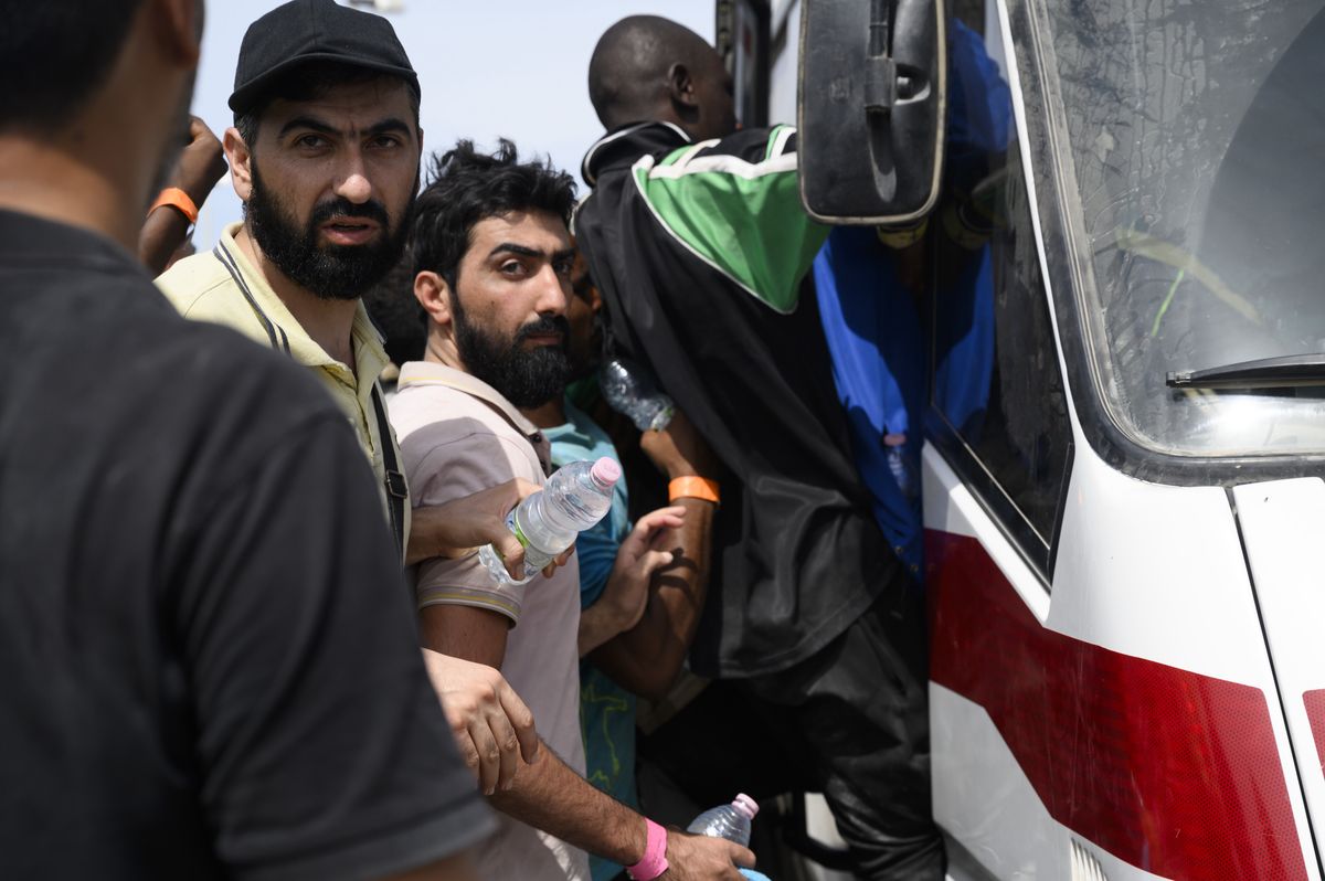 Imigranci na Lampedusie
