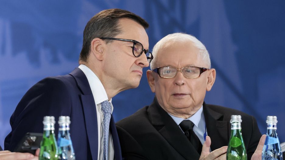 Mateusz Morawiecki i Jarosław Kaczyński