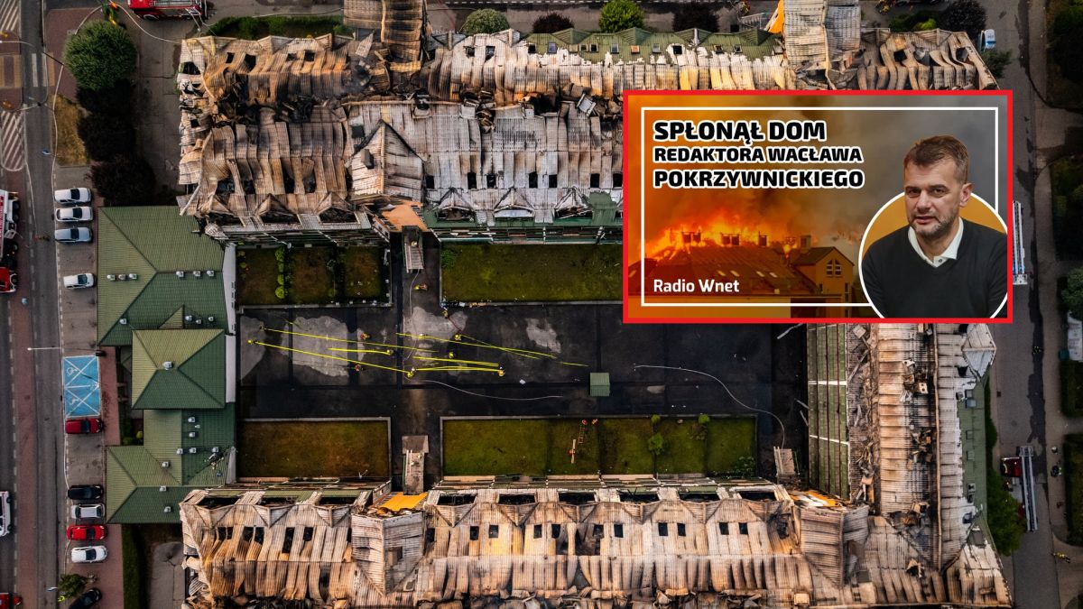 Dziennikarza Radia Wnet stracił wszystko w pożarze