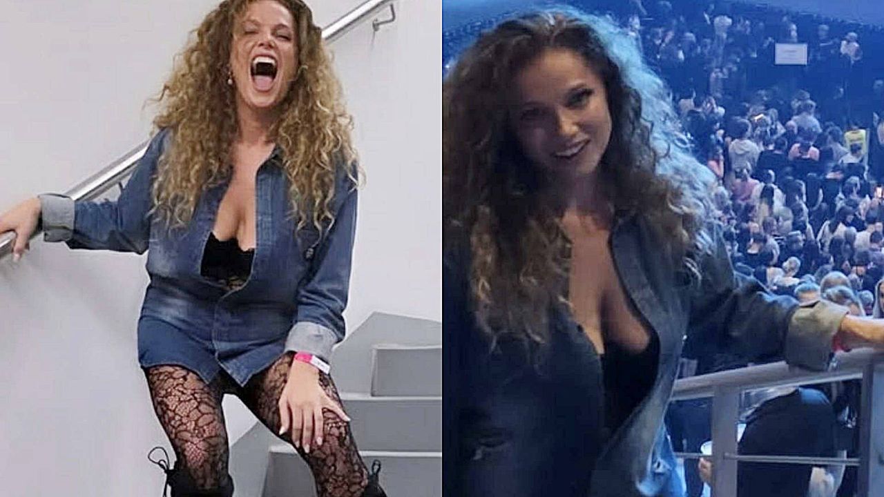 Joanna Liszowska na koncercie Katy Perry