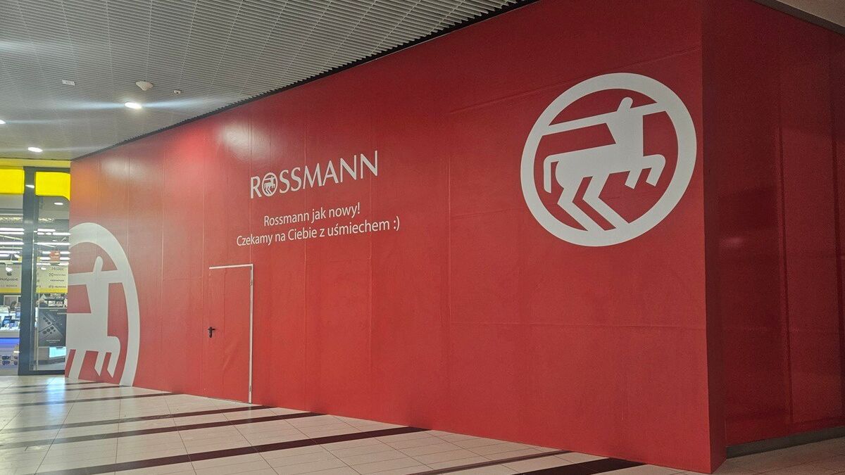 Remont drogerii Rossmann w VIVO! Lublin