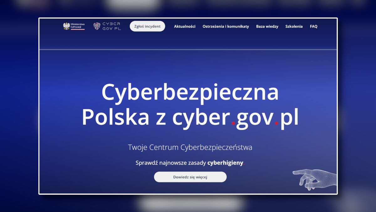 Nowy serwis cyber.gov.pl