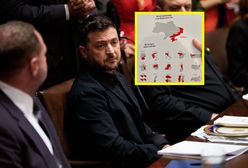 Wymowna grafika. Pokazuje skalę zajętych terenów w Ukrainie