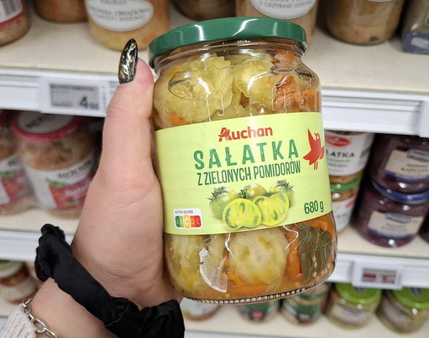 Sałatka z zielonych pomidorów