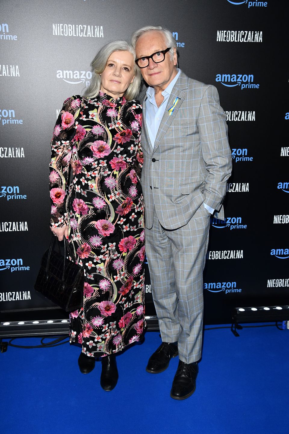 Andrzej Seweryn z żoną