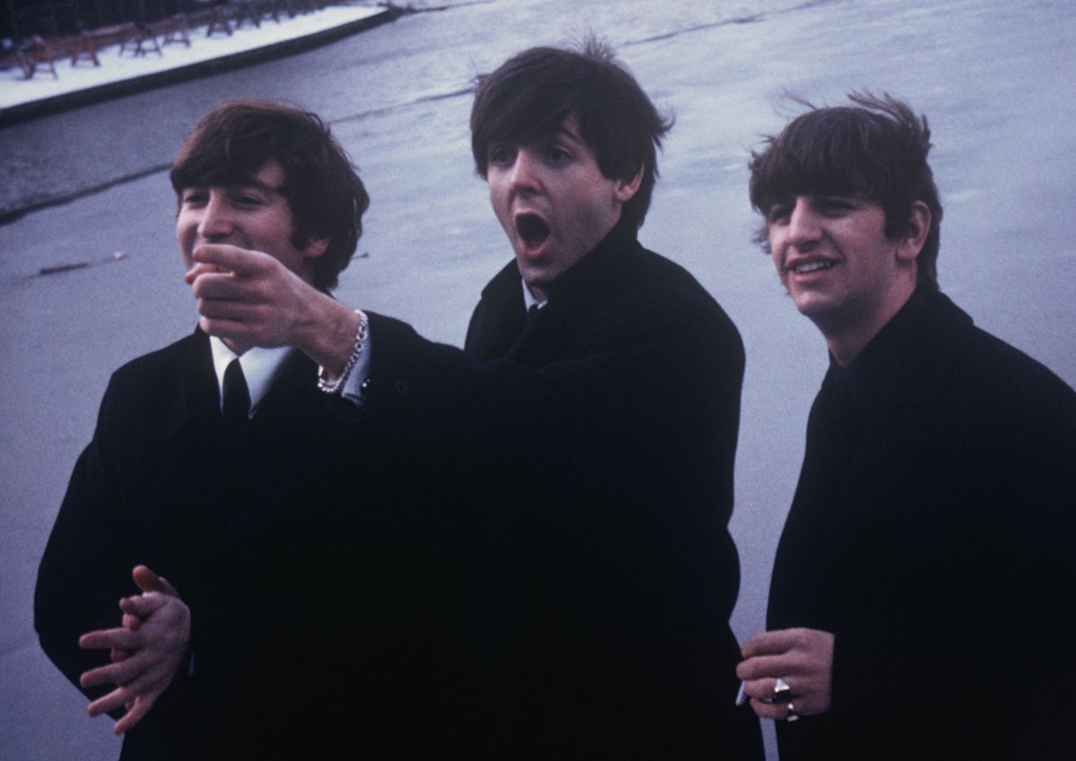 Członkowie The Beatles w Central Parku