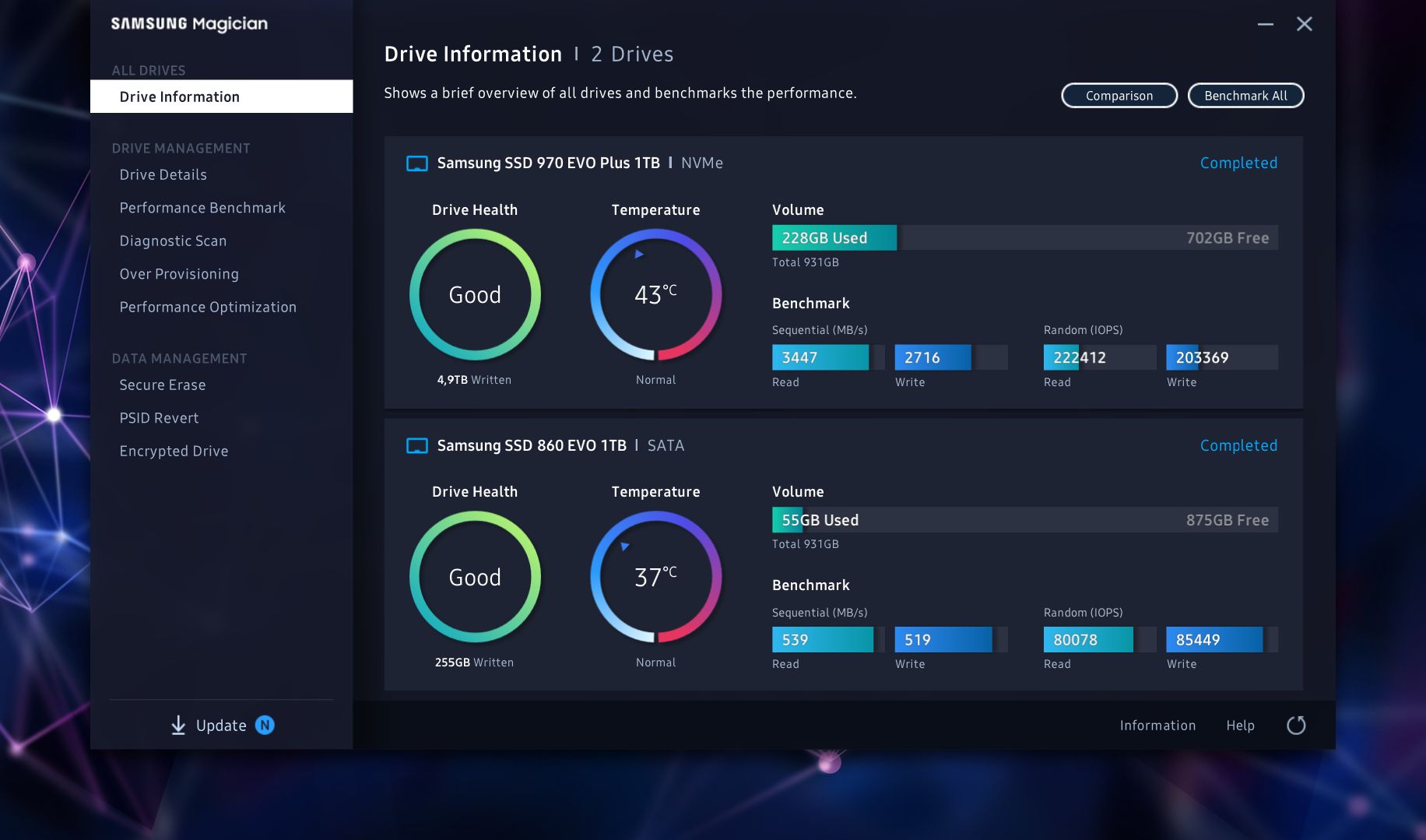 Samsung Magician 6.1, fot. Oskar Ziomek.